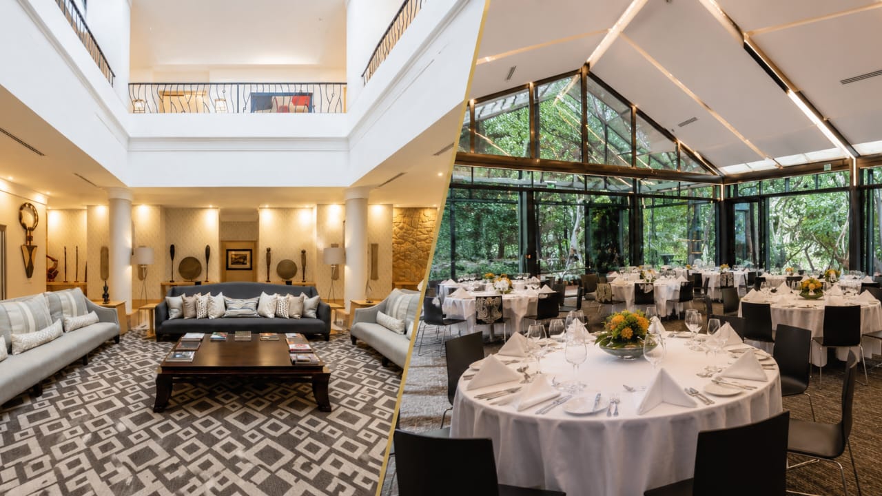 The Saxon&rsquo;s luxury interior and Pavilion reception hall